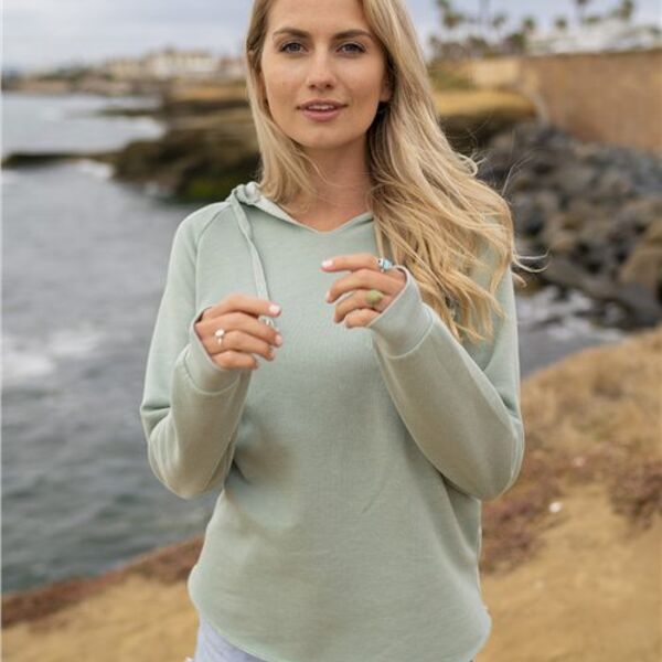 Independent Trading Co. - Women’s Lightweight California Wave Wash Hooded Sweatshirt Thumbnail