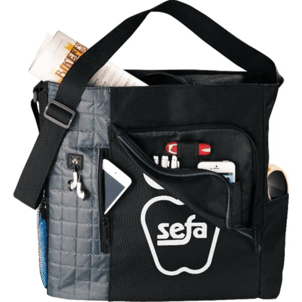 Verve Zippered Deluxe Business Shoulder Tote Thumbnail