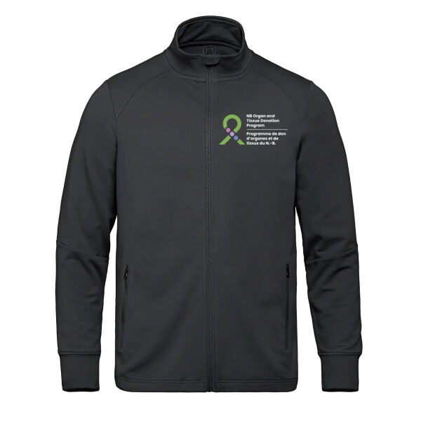 Adult French Terry Performance Full Zip Sweatshirt * Embroidered Logo* Thumbnail